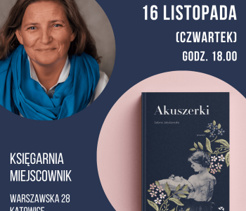 Sabina Jakubowska bookshop event